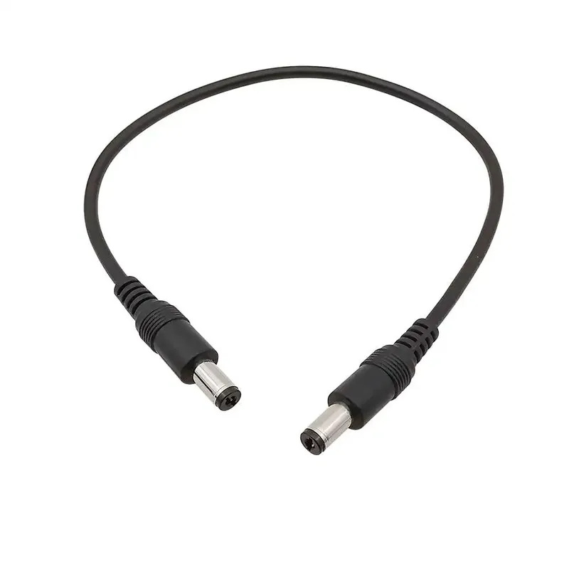 DC Power Adapter Cable Male to Male 5.5×2.1mm 30cm
