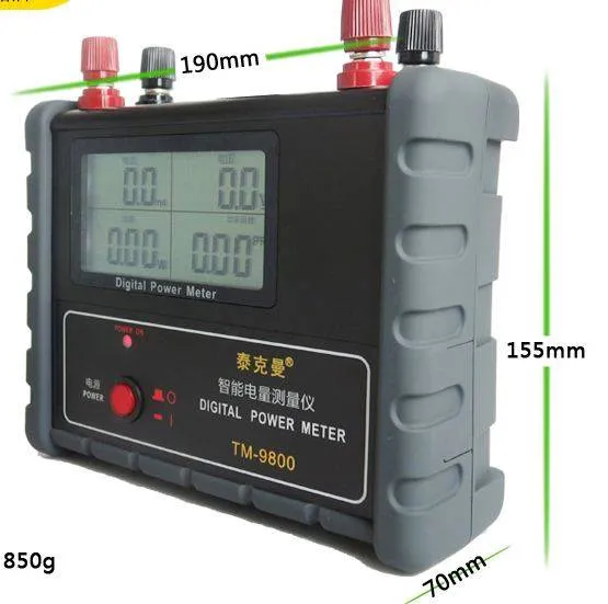 TM9800 Digital Single-Phase Power Meter