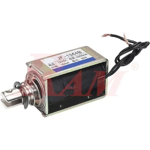JF-1564B DC 12V Push-Pull Linear Solenoid Electromagnetic Lock 55N