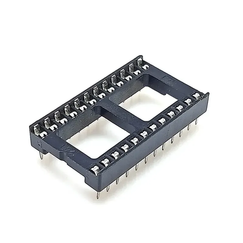 IC Socket 24-Pin Wide (12+12) 2.54 mm Pitch 15.24 mm Row Spacing