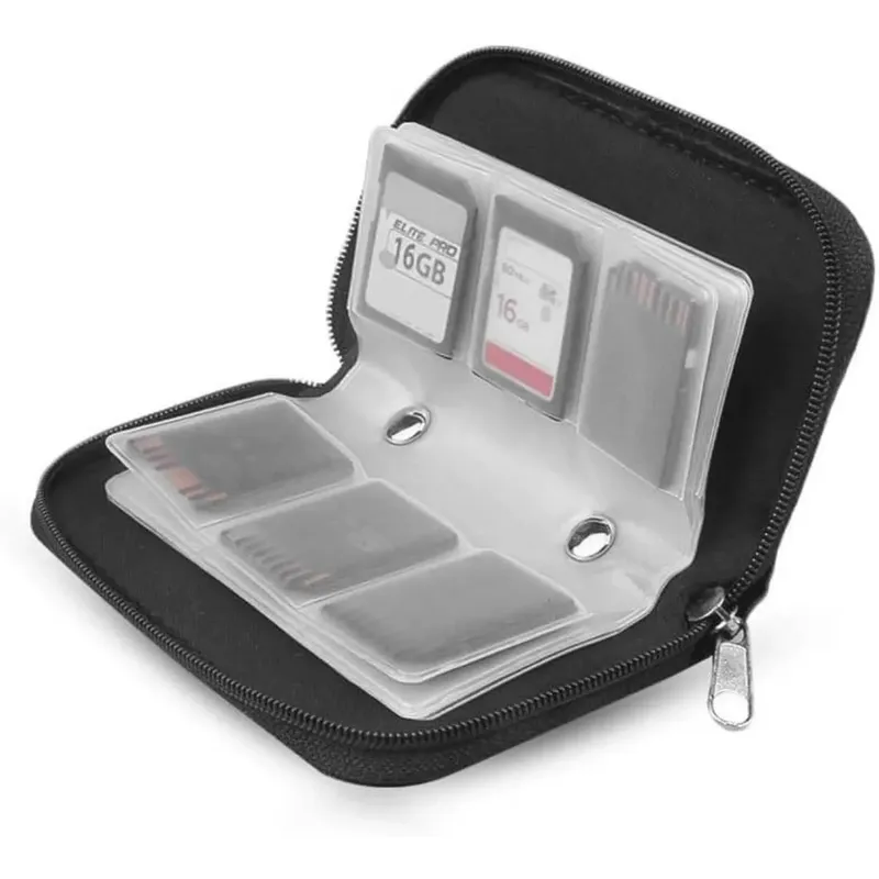 CP001 SD Card Memory Bag, 22 Slots for SD and CF Cards