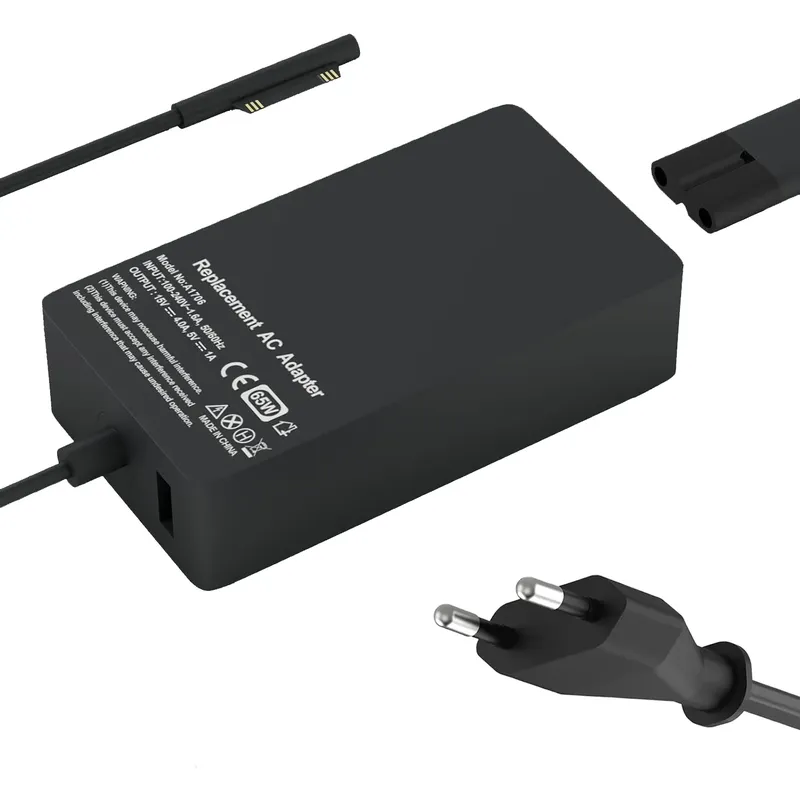 Microsoft Surface A1706 Replacement Power Adapter 15V 4A 65W