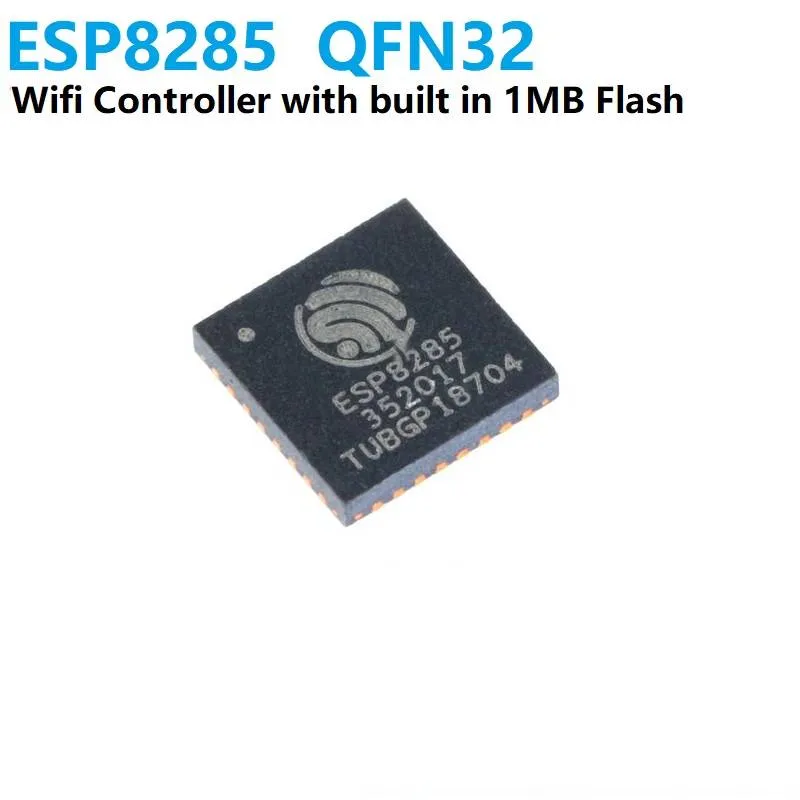 ESP8285 شريحة Wi-Fi SoC لتركيب السطح مع ذاكرة فلاش 1MB