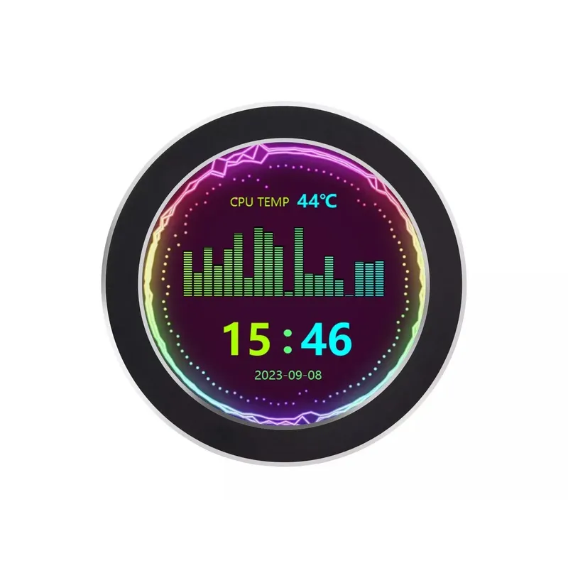 Waveshare USB Monitor AIO Round LCD Touchscreen 4 Inch