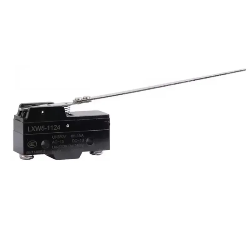 LXW5-1124 Limit Switch Panel Mount 15A 250VAC Long Hinge Roller Lever
