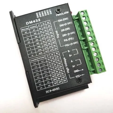 DM 432 TB6600-Type Stepper Motor Driver, 42 VDC, Upgraded