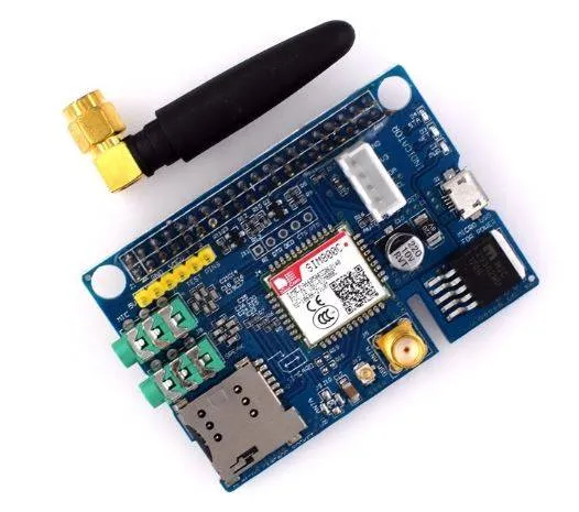 SIM800C Quad-band GSM/GPRS Module Board for Raspberry Pi (HW-592)