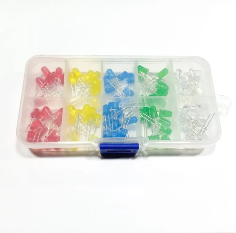 Mixed Color LED Assortment with Storage Box