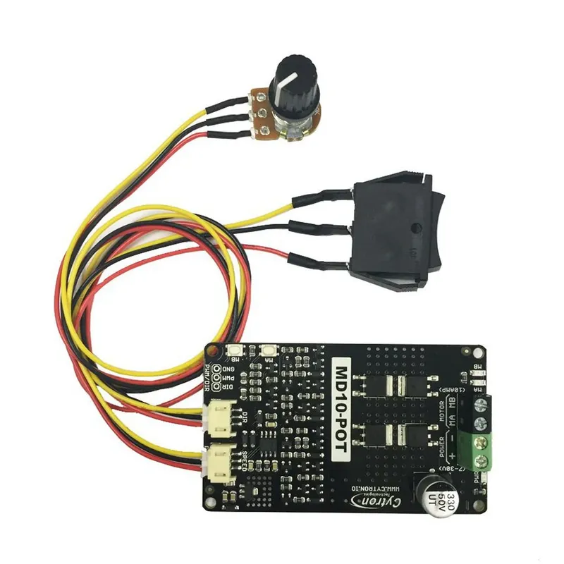 Cytron MD10-POT 10A DC Motor Driver 7-30V (Potentiometer/Switch)