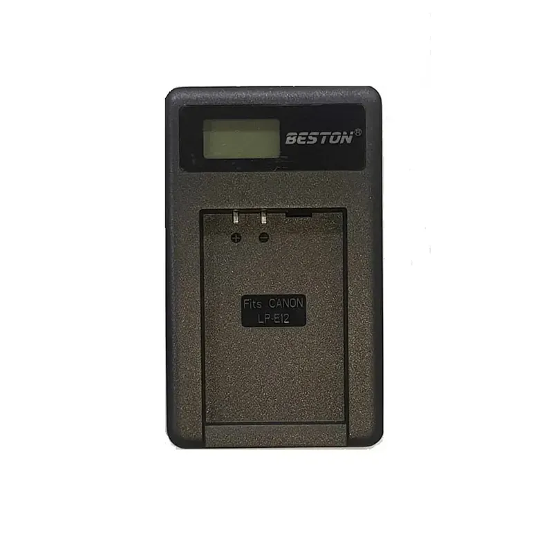 BESTON LP-E12 LCD Battery Charger for Canon, USB-C