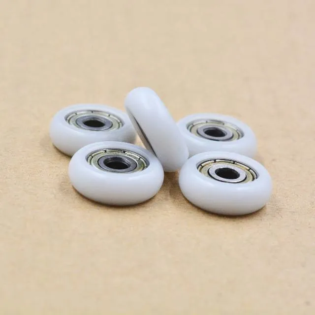 بكرة صغيرة من POM مقاس R5x21.5x7 مع محمل 625ZZ