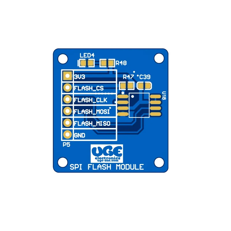W25Qxx SPI Flash Memory Breakout PCB Module
