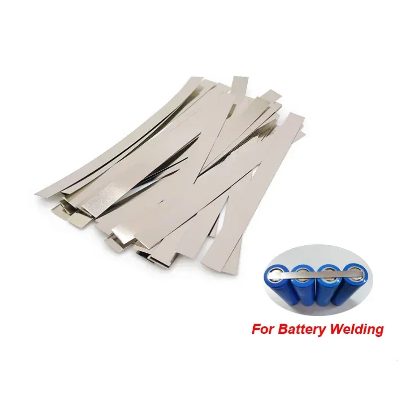 Nickel Strip 0.1 x 8 x 100 mm for 18650 Battery Packs (1 pc)