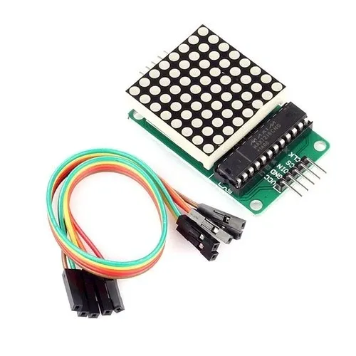 MAX7219 8x8 Red LED Dot Matrix Display Module (Cascadable)