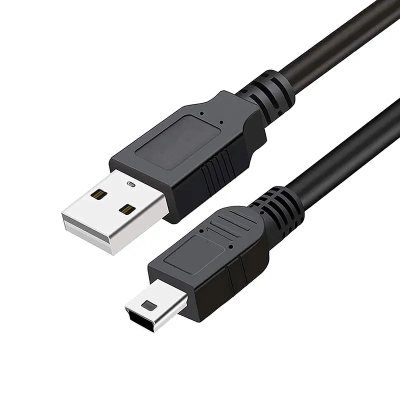 USB Type-A to Mini-B Cable for Arduino Nano, Black, 30cm