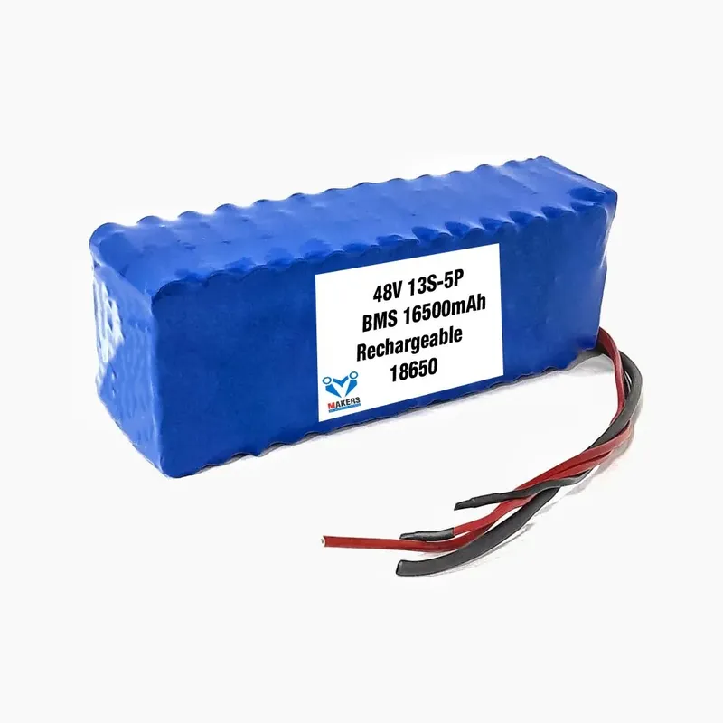 48V 16500mAh 13S5P 18650 Li-ion Battery Pack with BMS