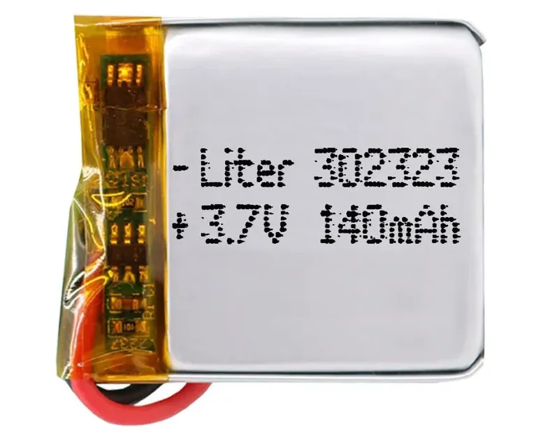 Rechargeable 302323 LiPo Battery 3.7V with Wire Leads
