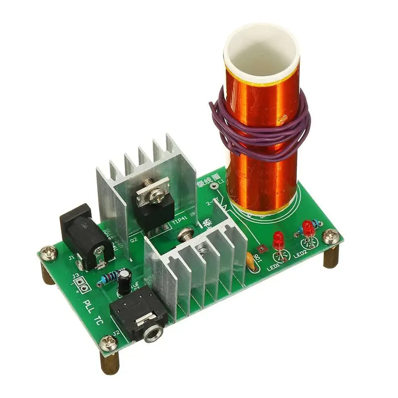 DIY Mini Tesla Coil Kit 15W, 15-24V DC, 2A (Unassembled)