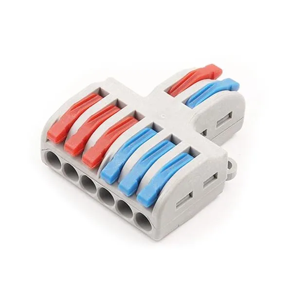 WAGO LT-623 Screwless Terminal Block 2-In 6-Out