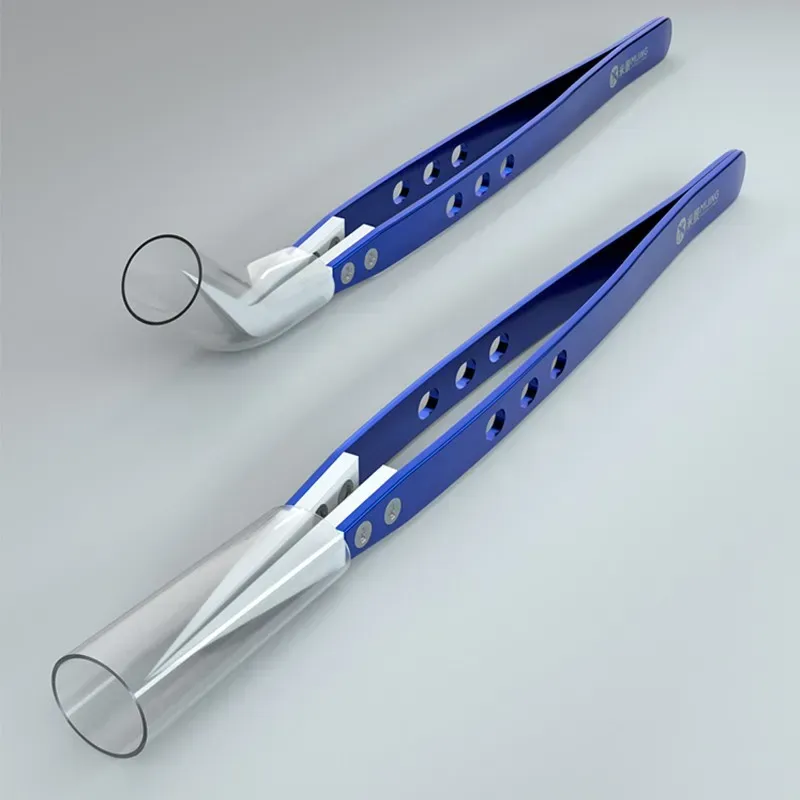 MIJING Ceramic Tweezers – Straight and Curved Heads, Anti-Static