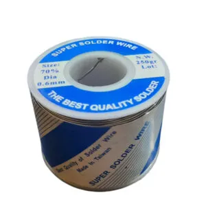 Solder Wire 70/30 Leaded Rosin Core 0.6mm (Taiwan)