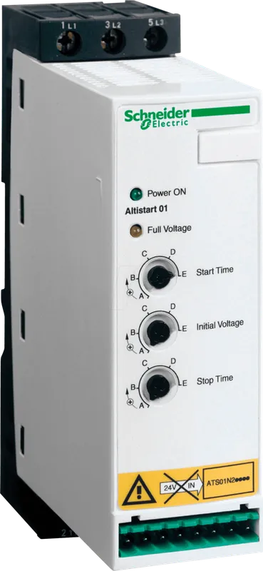 Schneider ATS01N222QN Soft Starter 22 A, 380-415 V, 7.5-11 kW, Altistart 01