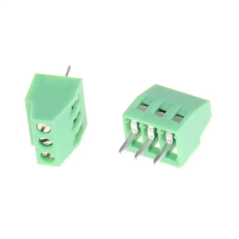 Terminal Block 3-Pin 3.96mm Pitch 10A 300V Green