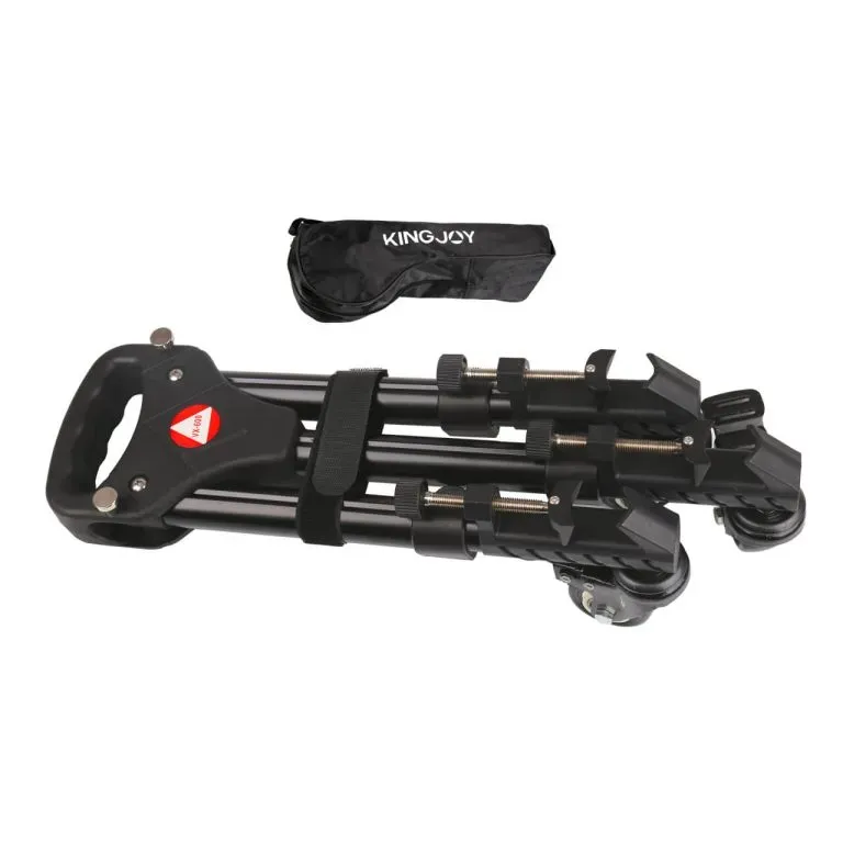 قاعدة نقل KINGJOY VX-600 بثلاث عجلات لحامل الكاميرا