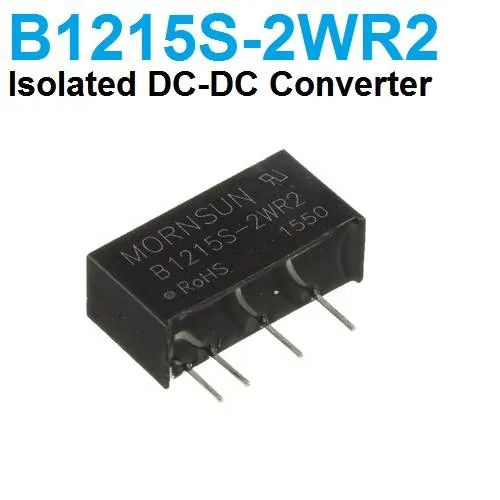 محول تيار مستمر معزول B1215S-2WR2 من 12 فولت إلى 15 فولت بقدرة 2 واط
