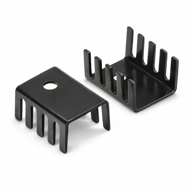 مشتت حرارة ألومنيوم على شكل U 20×19×10 مم