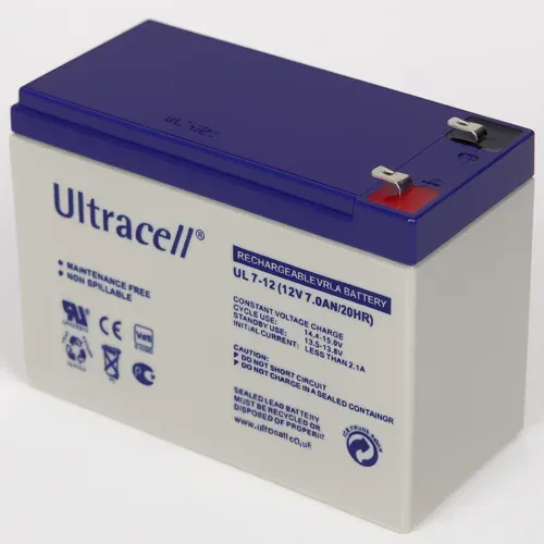 Ultracell Lead Acid Battery 12V 7Ah AGM Sealed (T1 Connector)