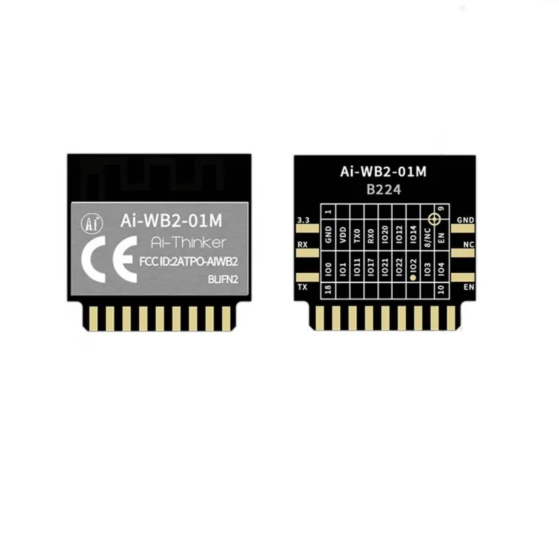 وحدة Ai-WB2-01M للواي فاي و BLE 5 بنقل تسلسلي شفاف (Serial Transparent)