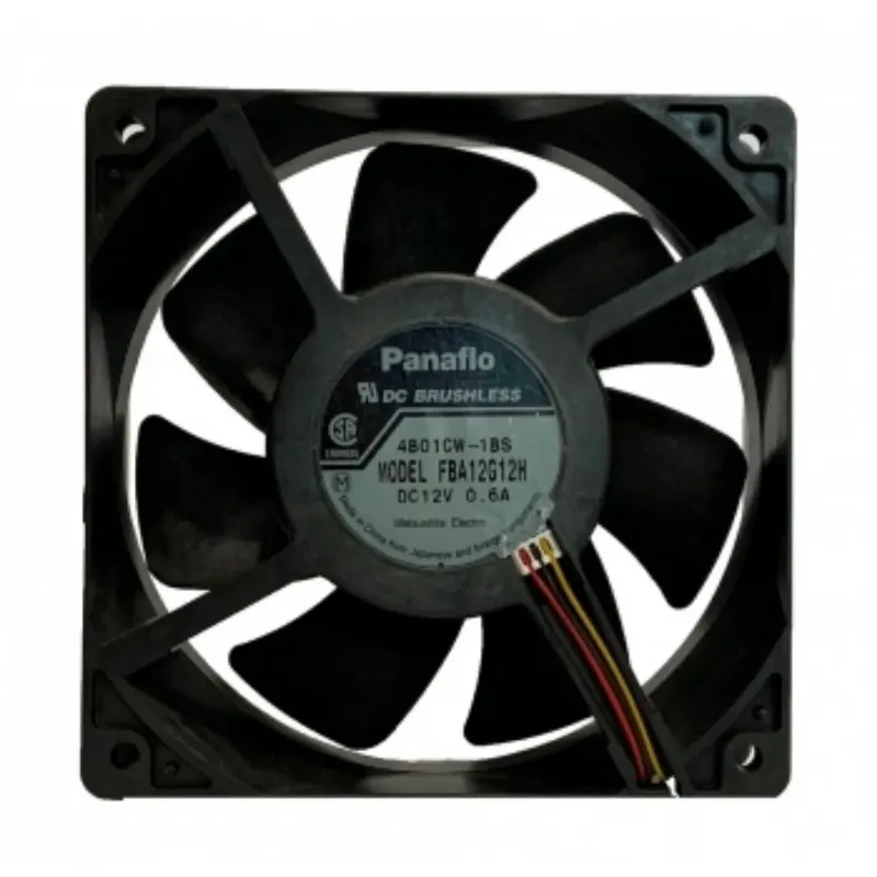 مروحة تبريد تيار مستمر Panaflo FBA12G12H، 12 فولت، 0.6 أمبير، مقاس 120×120×38 مم