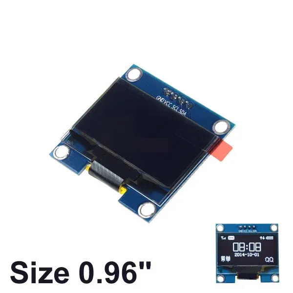 0.96-inch OLED 128x64 4-Pin I2C Display Module