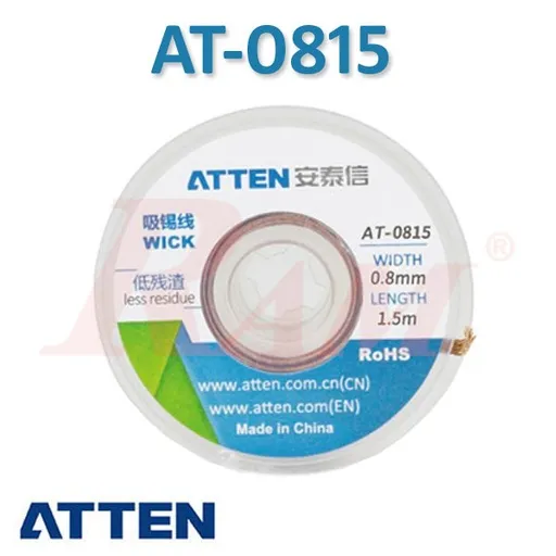 ATTEN AT-0815 Solder Wick 0.8 mm x 1.5 m