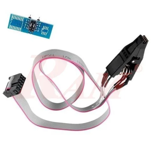 مشبك تمساح SOP8 مع لوحة محول SOIC8
