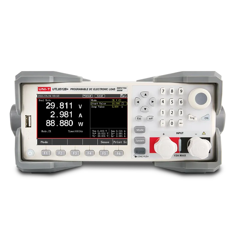 UNI-T UTL8512B+ Programmable DC Electronic Load 500V 15A 300W