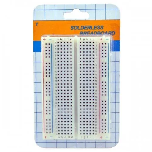 400-Point Solderless Breadboard (400 Tie Points, 0.1 in Pitch)
