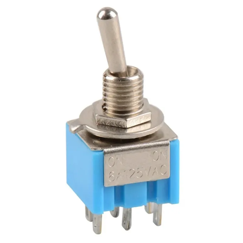 6-Pin ON-ON Toggle Switch 6A 125VAC