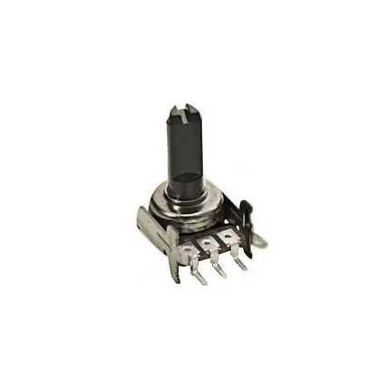Metal Potentiometer 1KΩ 3-Pin 15mm D-Shaft