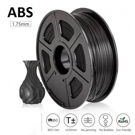 فيلامنت ABS من UGE بقطر 1.75 مم ووزن 1 كجم - أسود