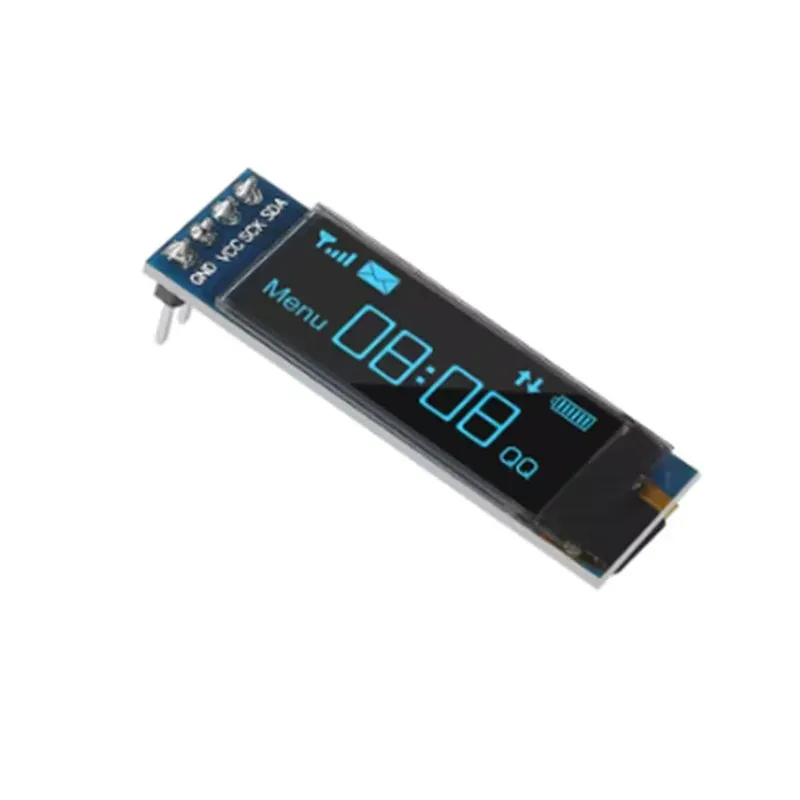 0.91 Inch OLED Display 128x32 I2C, Blue (SSD1306)