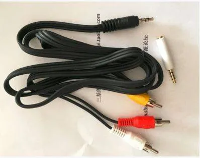 Raspberry Pi AV Cable with 3.5 mm Converter Plug, 1.5 m