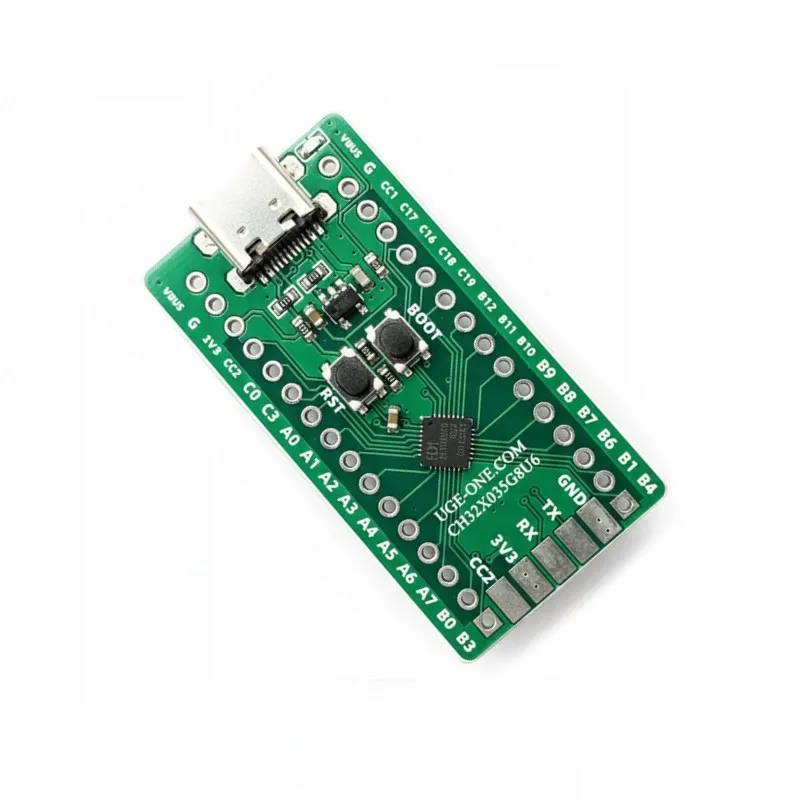 لوحة تطوير CH32X035G8U6 بمعالج RISC-V 32 بت ومنفذ USB Type-C