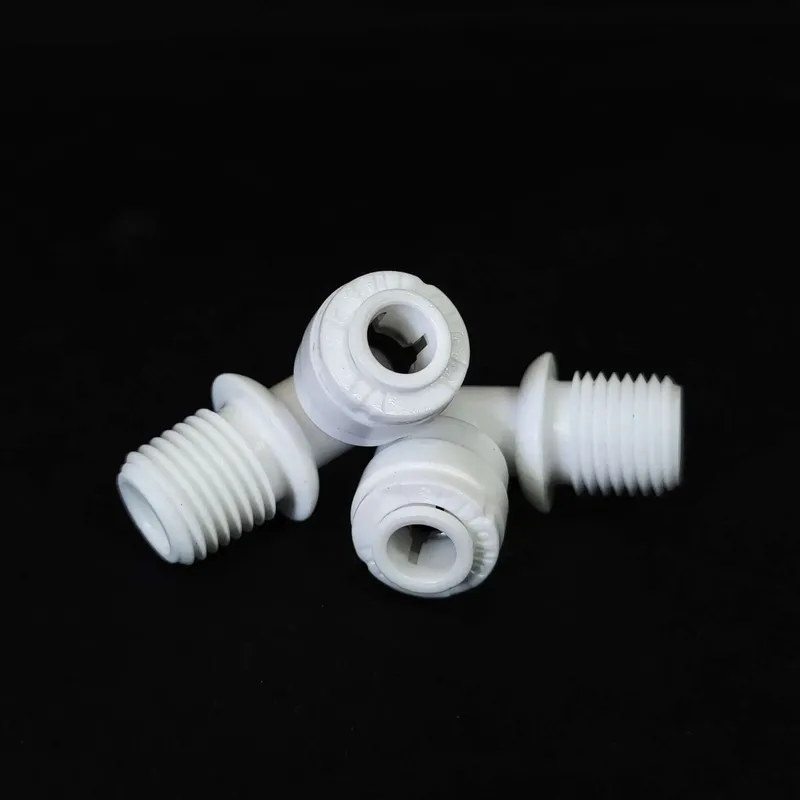 Push-Fit 90° Elbow Connector 1/4 Inch White