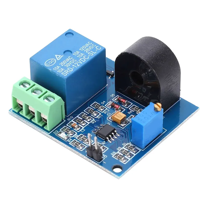 5A Overcurrent Protection Sensor Module with 12V Relay Output