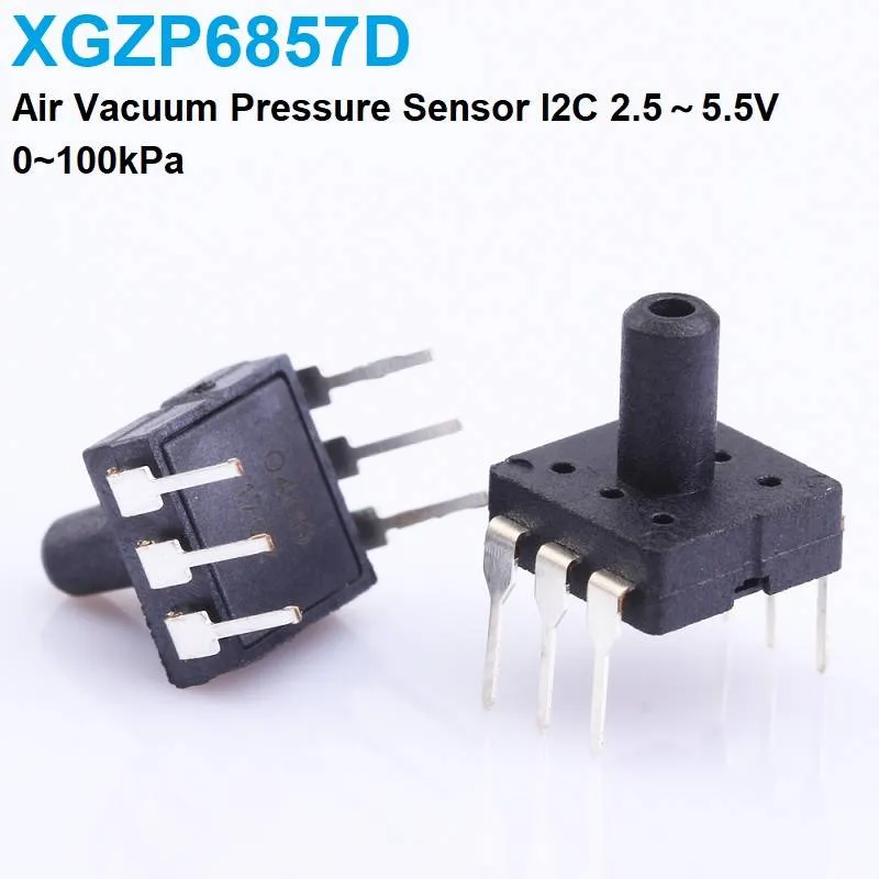 XGZP6857D Digital I2C Air Pressure Sensor Module, 0-100 kPa
