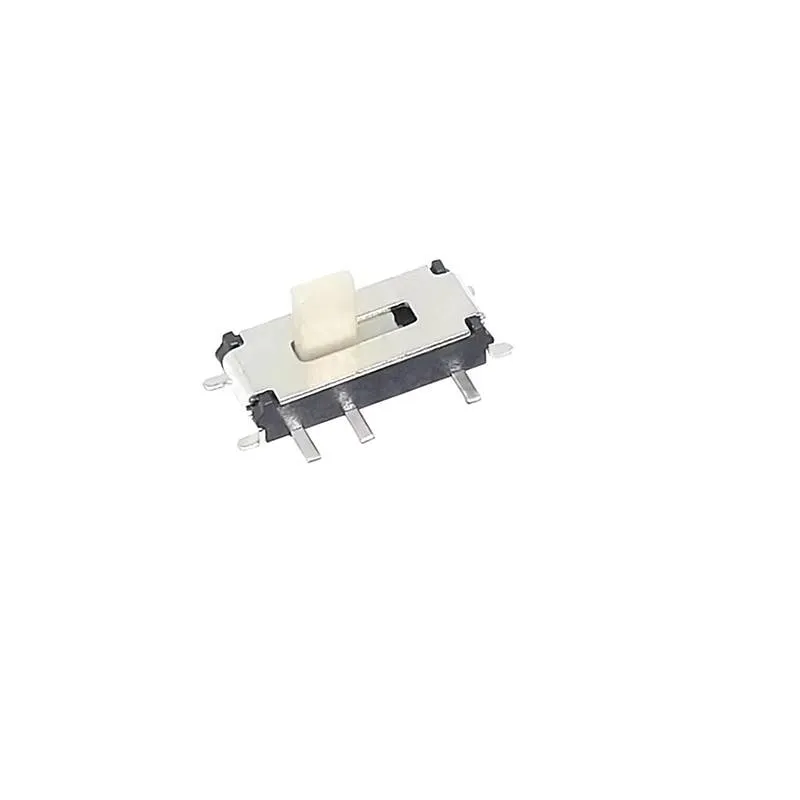 مفتاح تبديل انزلاقي صغير رأسي SPDT موديل MSK12C01-07
