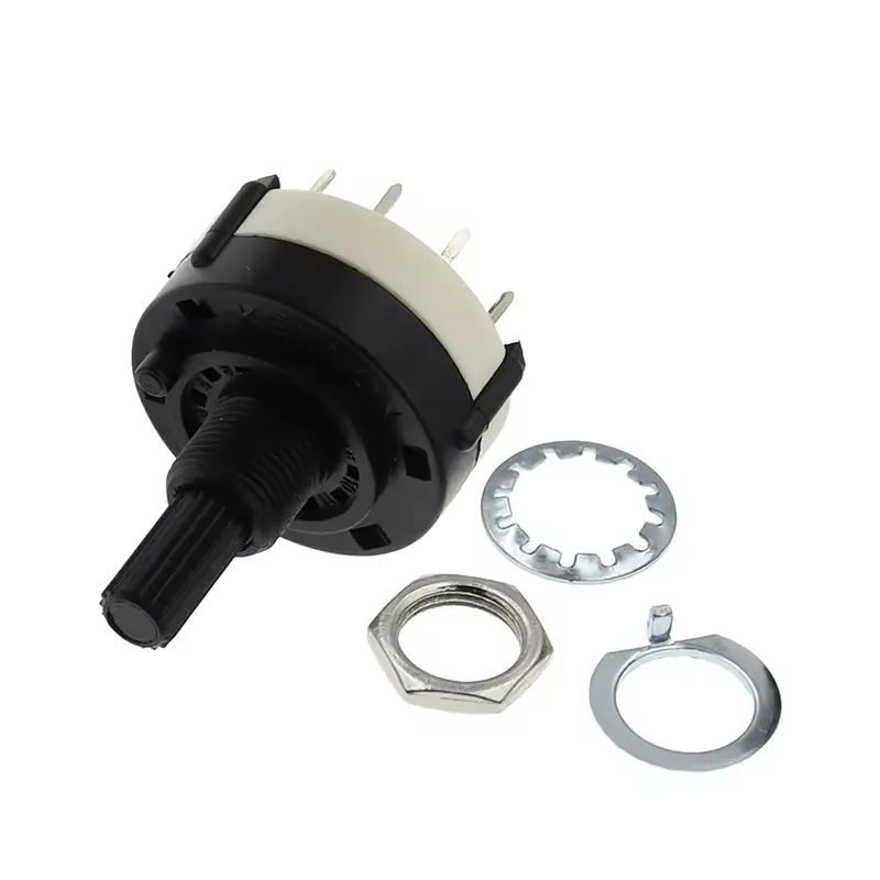 RS26 Plum Blossom Rotary Selector Switch 2-Pole 12-Position 20mm