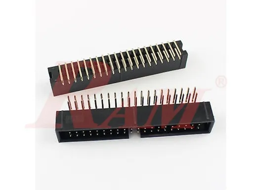 موصل IDC40 ذكر مستقطب بزاوية 90 درجة للوحات (FCL40-PCB)